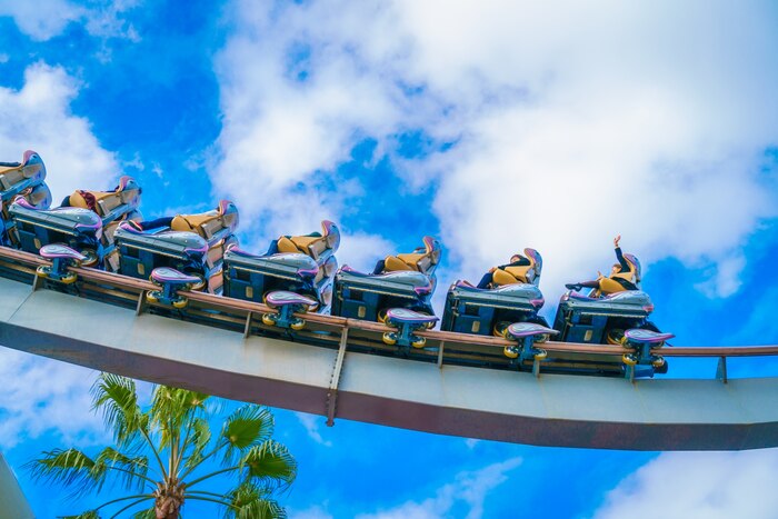 Vacation island outdoor universal view
